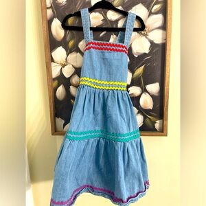 Hanna Andersson Girls Denim Dress
Size 4